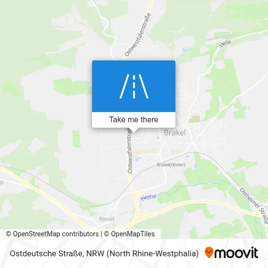 Ostdeutsche Straße map