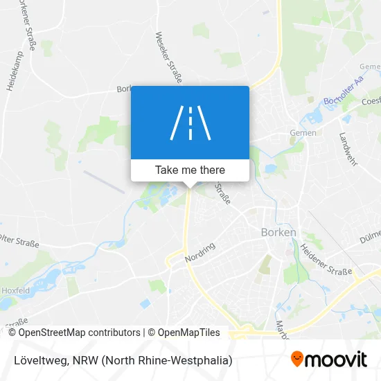 Löveltweg map