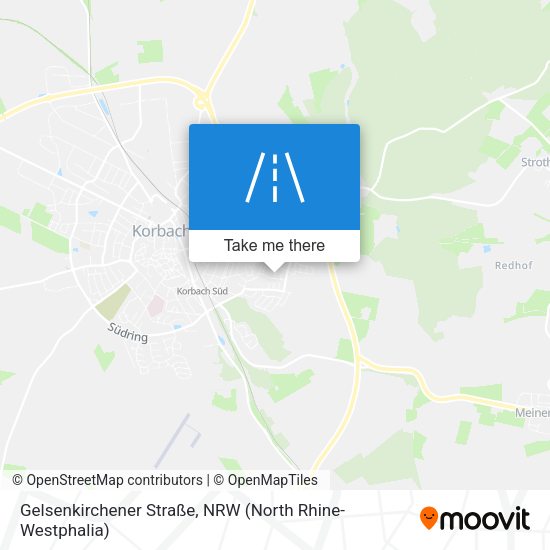 Gelsenkirchener Straße map