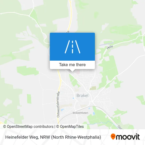 Heinefelder Weg map