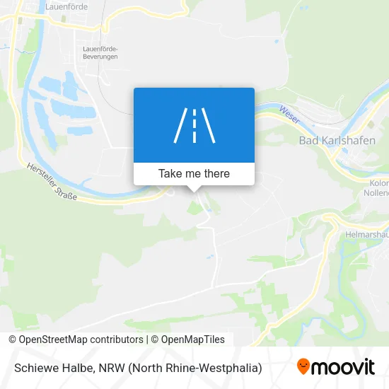 Карта Schiewe Halbe