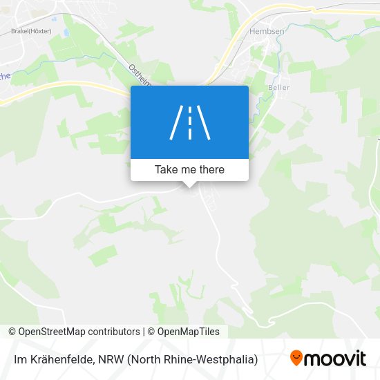 Im Krähenfelde map