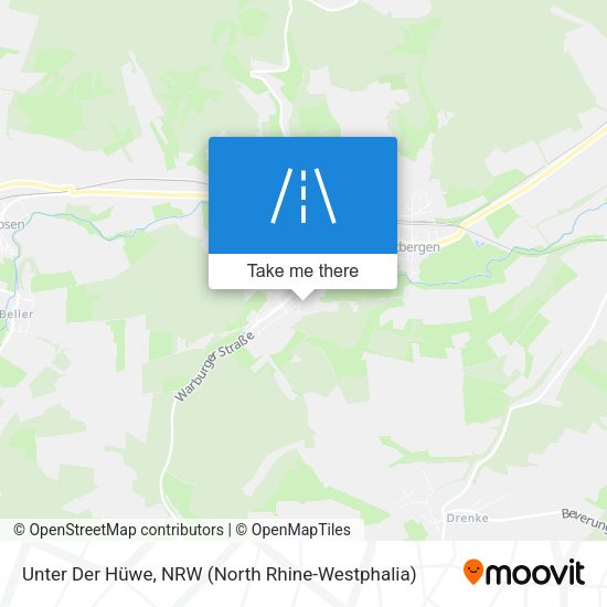 Unter Der Hüwe map