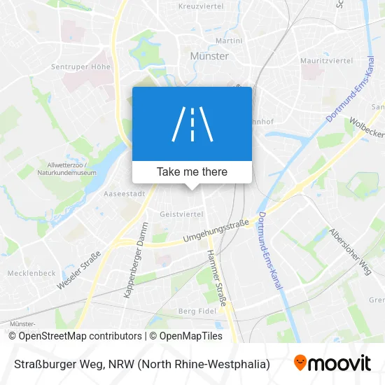 Карта Straßburger Weg