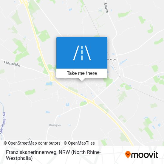 Franziskanerinnenweg map