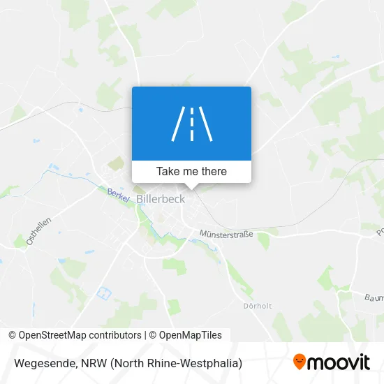 Карта Wegesende