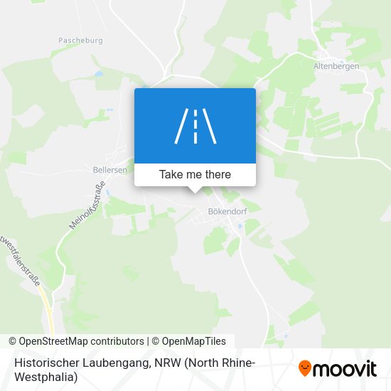 Historischer Laubengang map