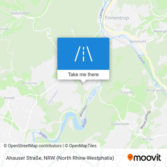 Ahauser Straße map