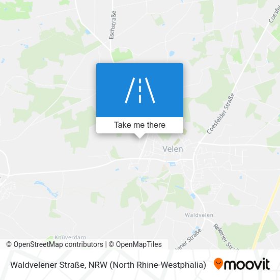Waldvelener Straße map