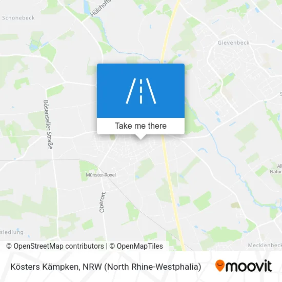 Карта Kösters Kämpken
