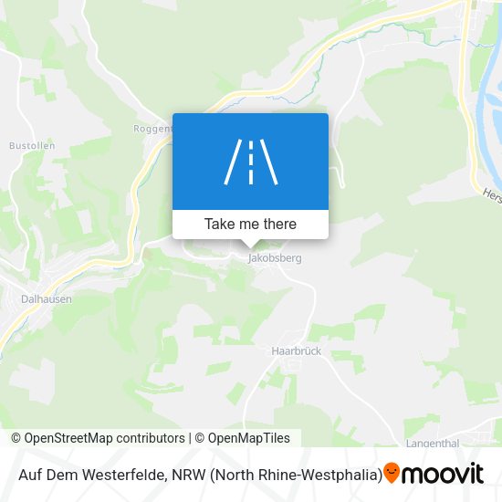 Auf Dem Westerfelde map