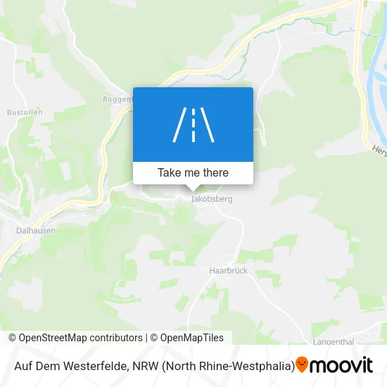 Карта Auf Dem Westerfelde