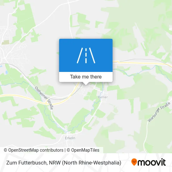 Карта Zum Futterbusch