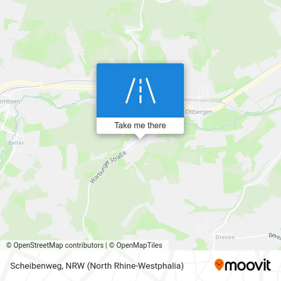 Scheibenweg map