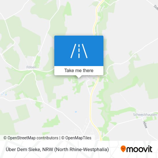 Über Dem Sieke map