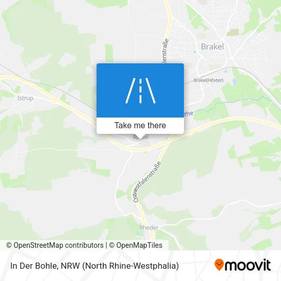 In Der Bohle map