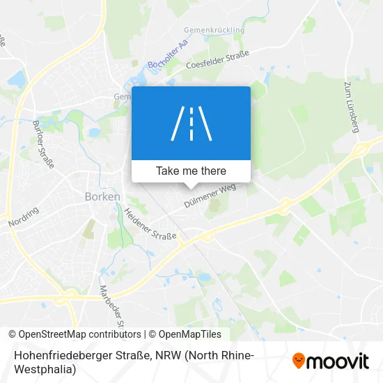 Карта Hohenfriedeberger Straße