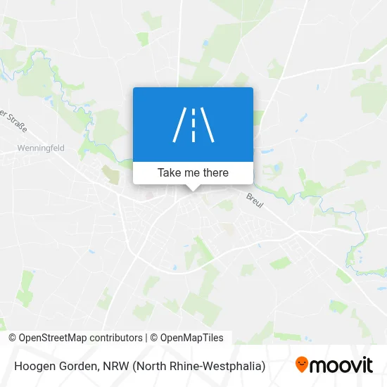Hoogen Gorden map