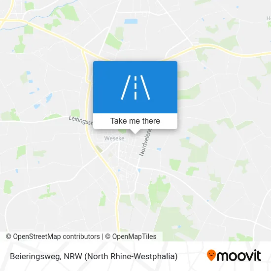 Beieringsweg map
