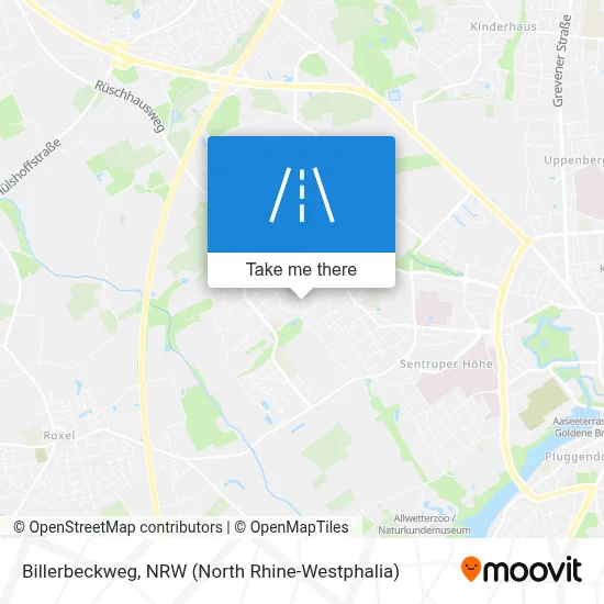 Billerbeckweg map