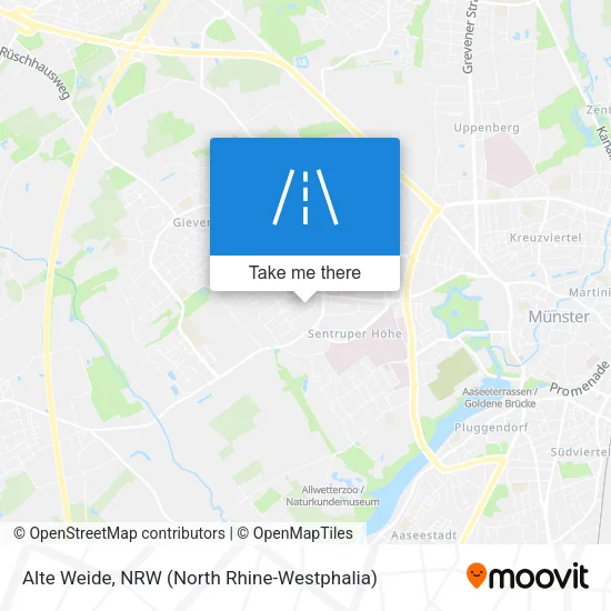Карта Alte Weide