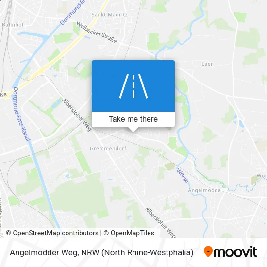 Карта Angelmodder Weg