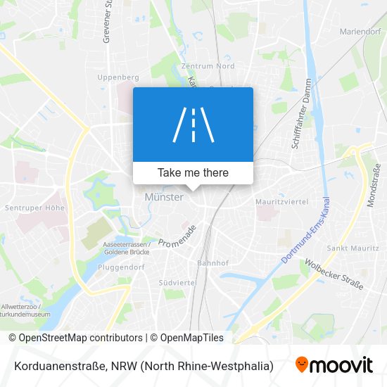 Korduanenstraße map