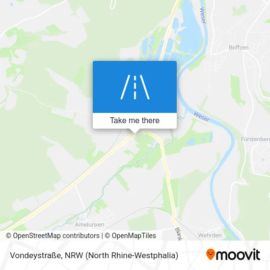 Карта Vondeystraße