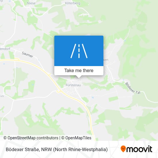 Bödexer Straße map