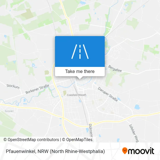 Pfauenwinkel map