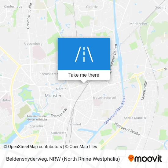 Карта Beldensnyderweg