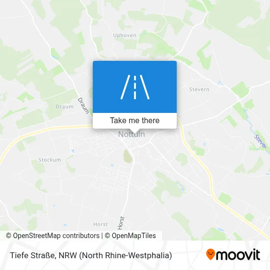 Tiefe Straße map