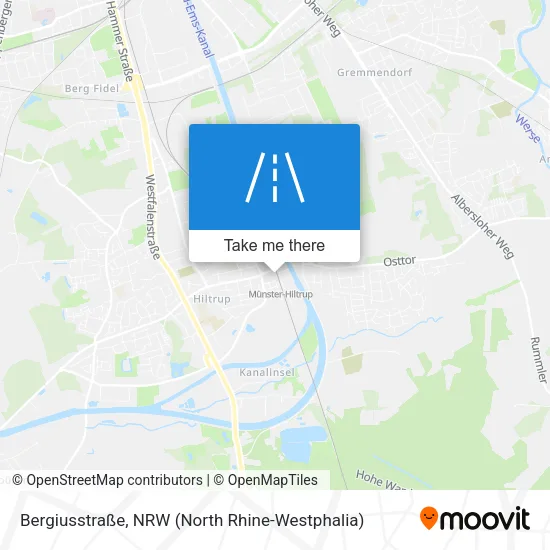 Карта Bergiusstraße
