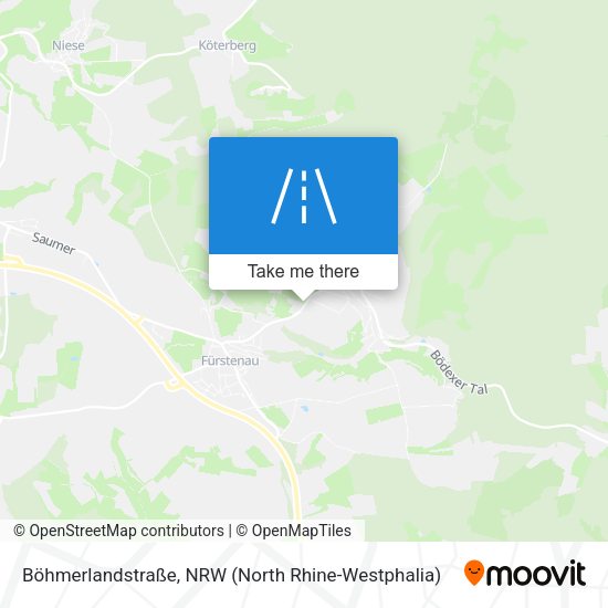 Böhmerlandstraße map