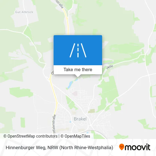 Hinnenburger Weg map