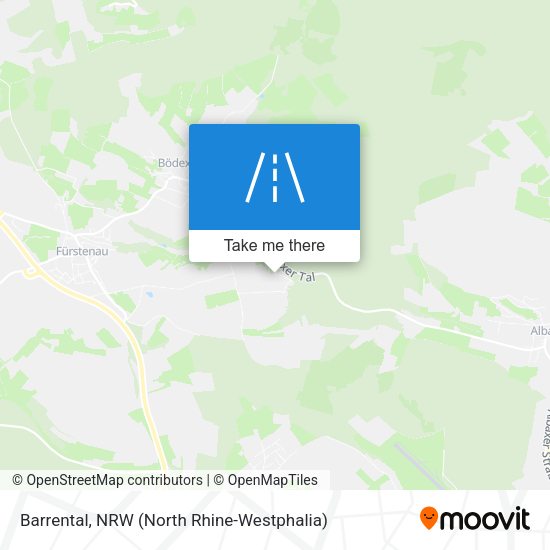 Barrental map