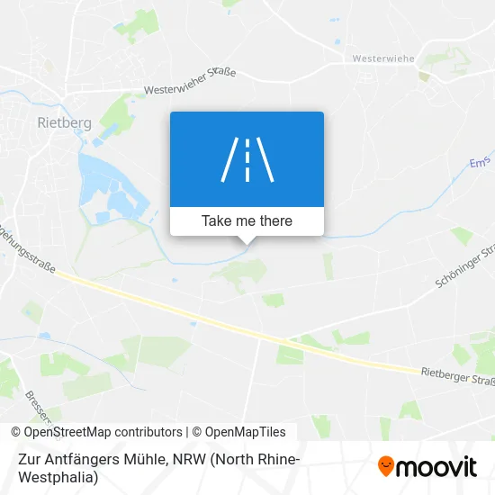 Карта Zur Antfängers Mühle