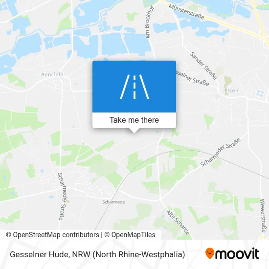 Gesselner Hude map