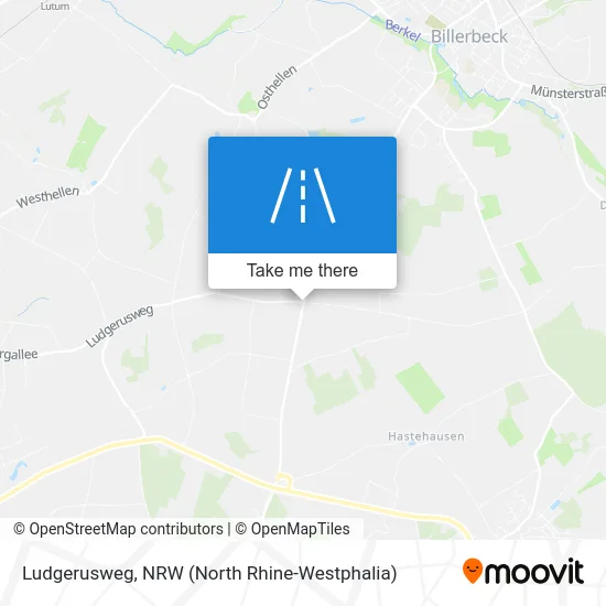 Ludgerusweg map