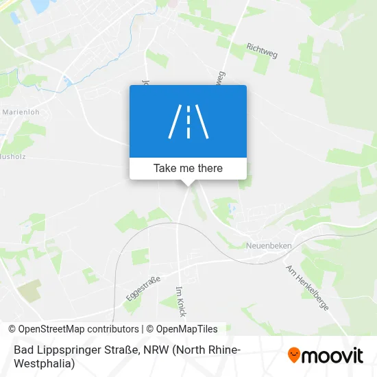 Bad Lippspringer Straße map