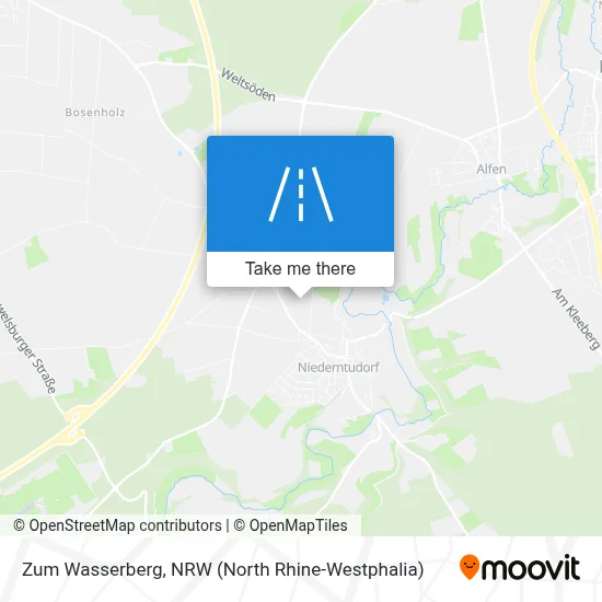 Zum Wasserberg map