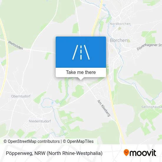 Pöppenweg map