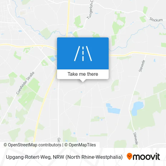 Карта Upgang-Rotert-Weg