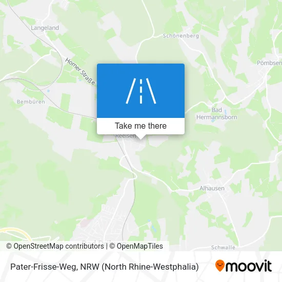 Карта Pater-Frisse-Weg