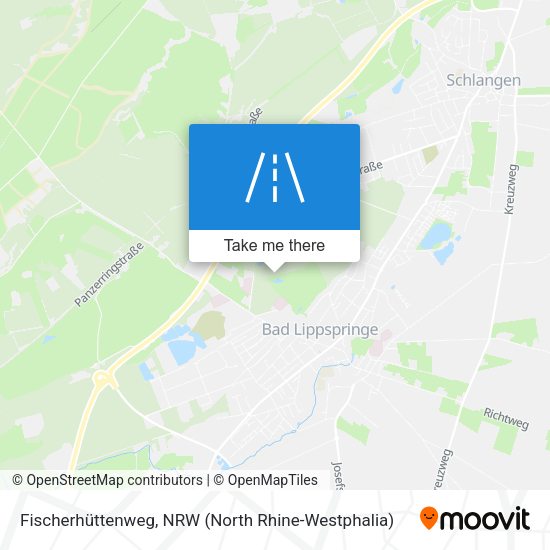 Fischerhüttenweg map