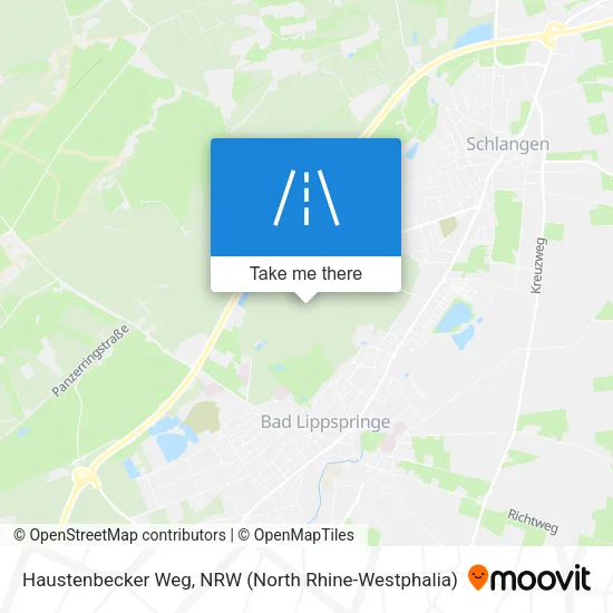 Карта Haustenbecker Weg