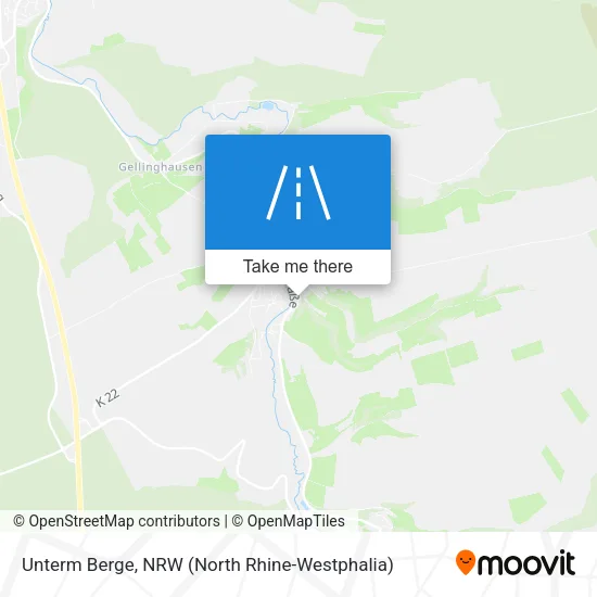 Карта Unterm Berge