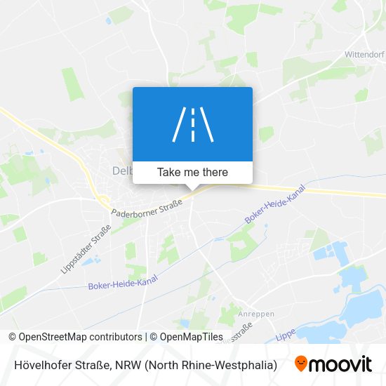 Hövelhofer Straße map