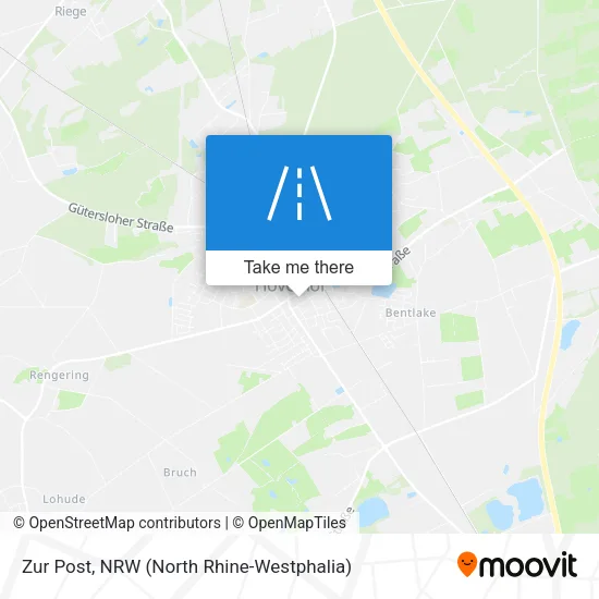 Карта Zur Post