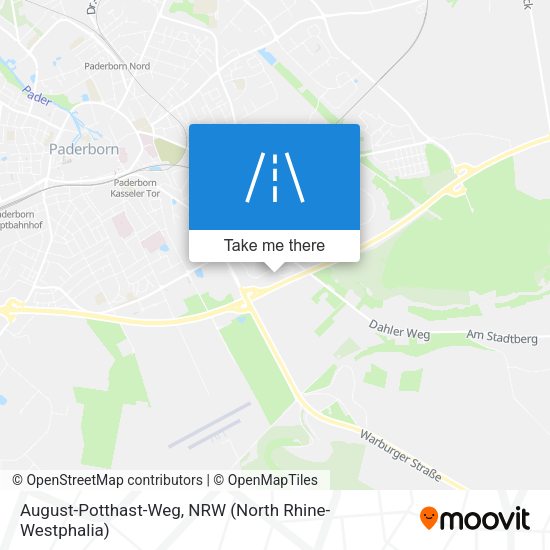 August-Potthast-Weg map
